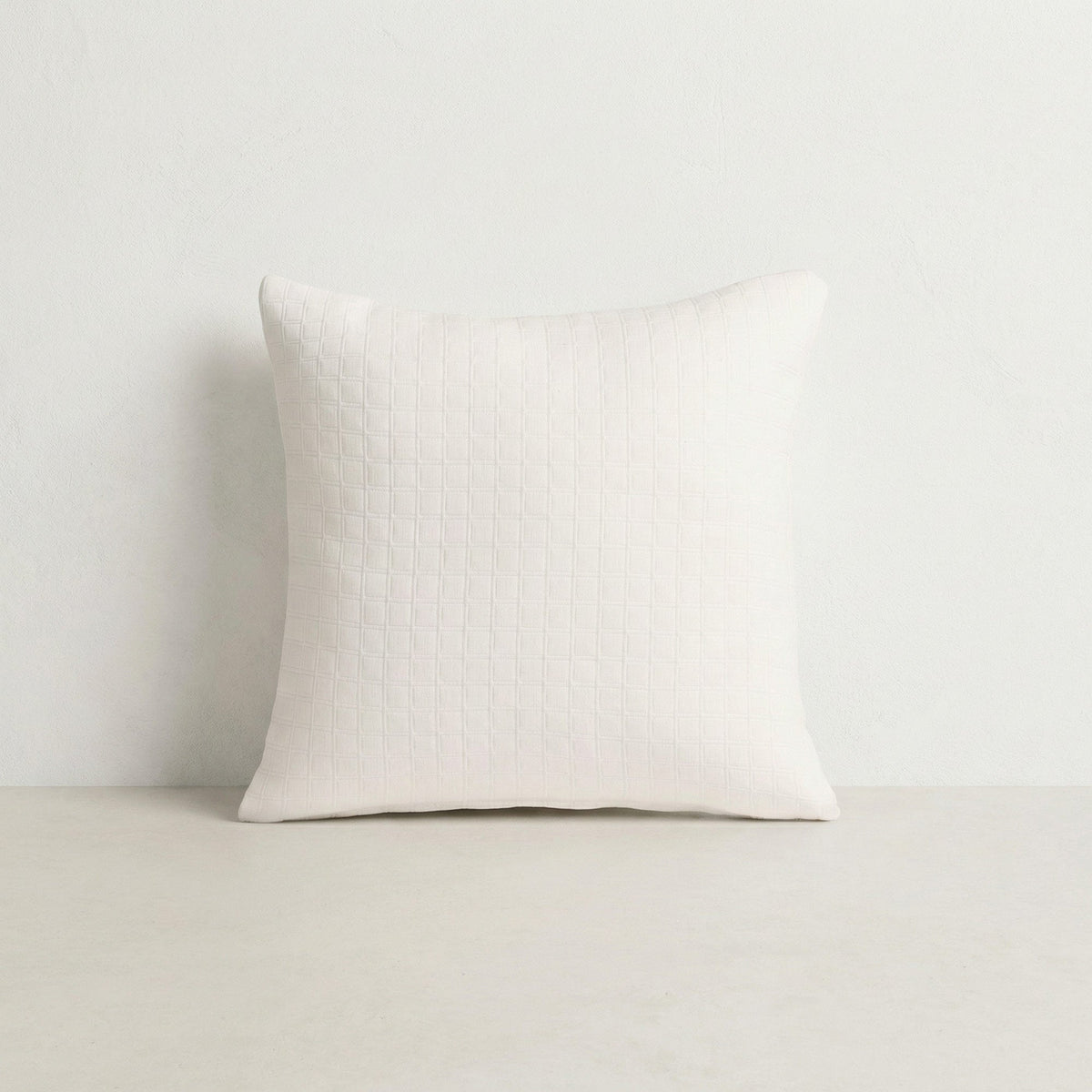 Lot de 2 housses de coussin à carreaux, fermeture invisible