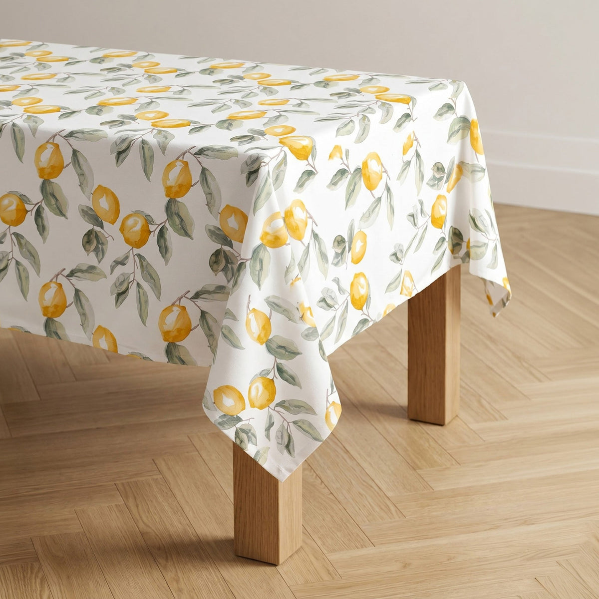 Nappe imprimée à fleurs anti-taches — Dalia