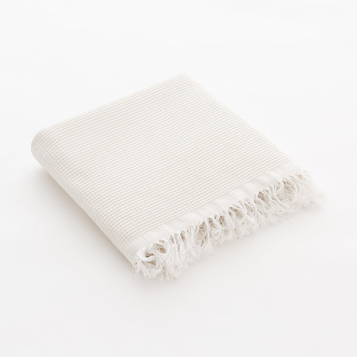 Fouta de plage unie coloris gris clair