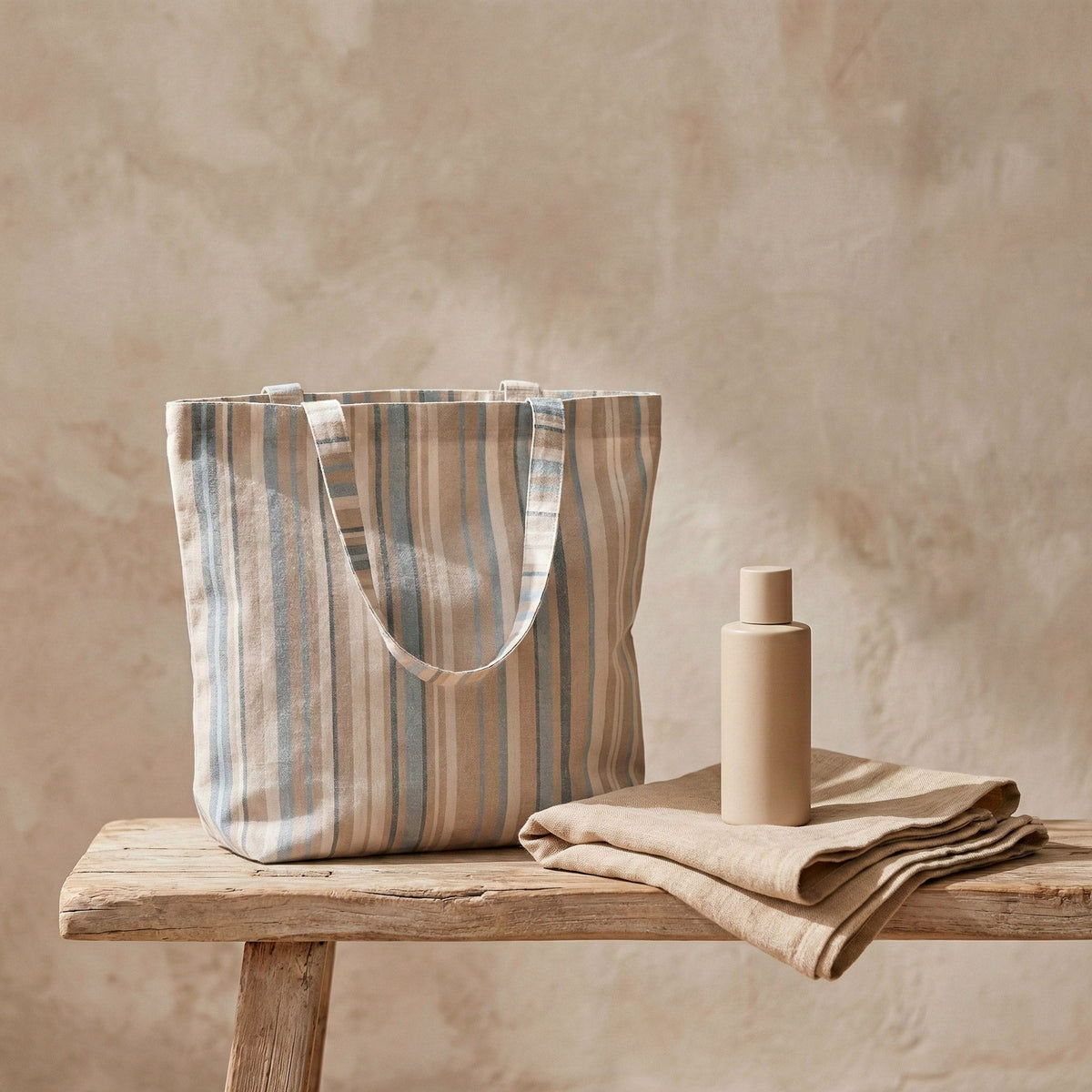Sac de plage en jacquard multicolore — Zena