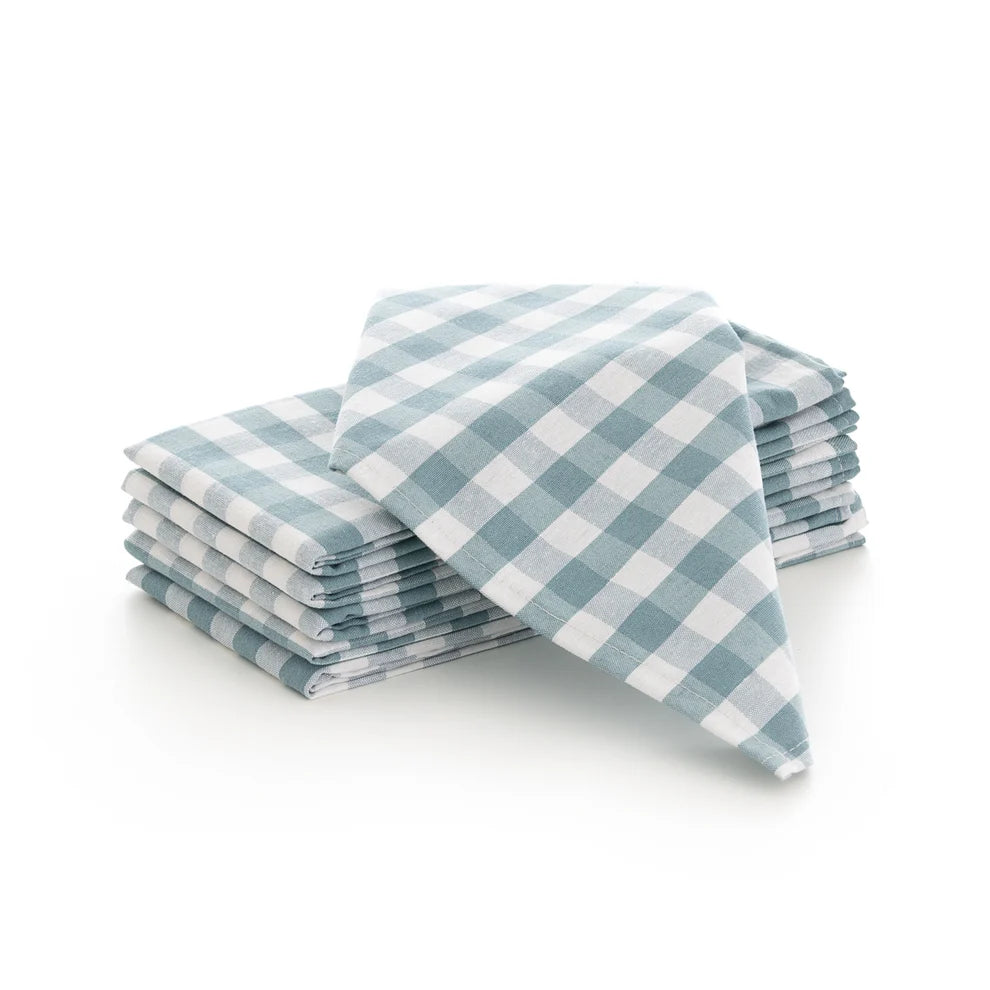Lot de 6 serviettes de table vichy